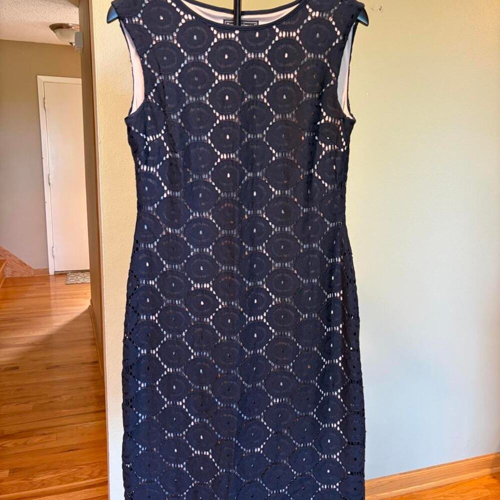 Jessica Howard Navy Blue Dress